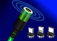 Przepływająca dioda LED 5 V 3A 9 V USB typu C magnetyczny kabel ładujący