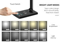 Lampa biurkowa Alu Touch Switch 10W QI Wireless Charging Pad